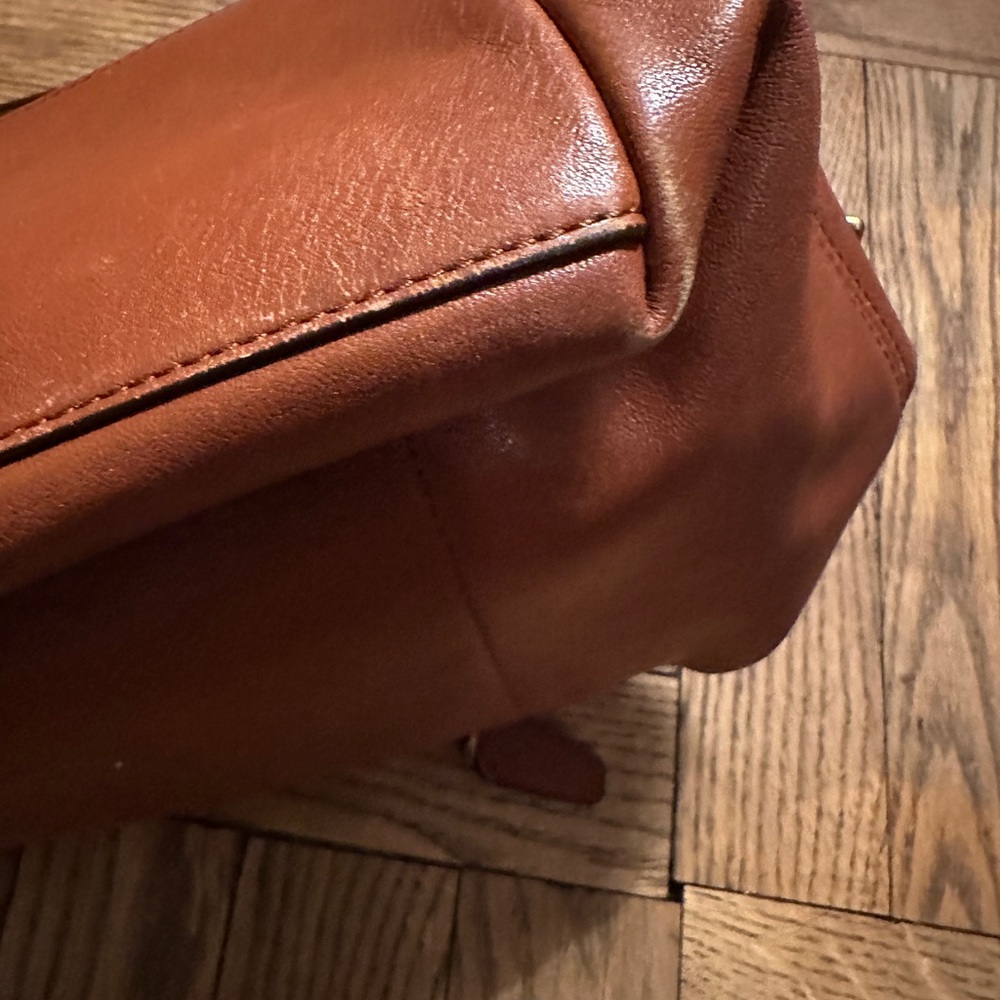 Vintage Coach bag brown leather with tassels - Picture 4 of 12